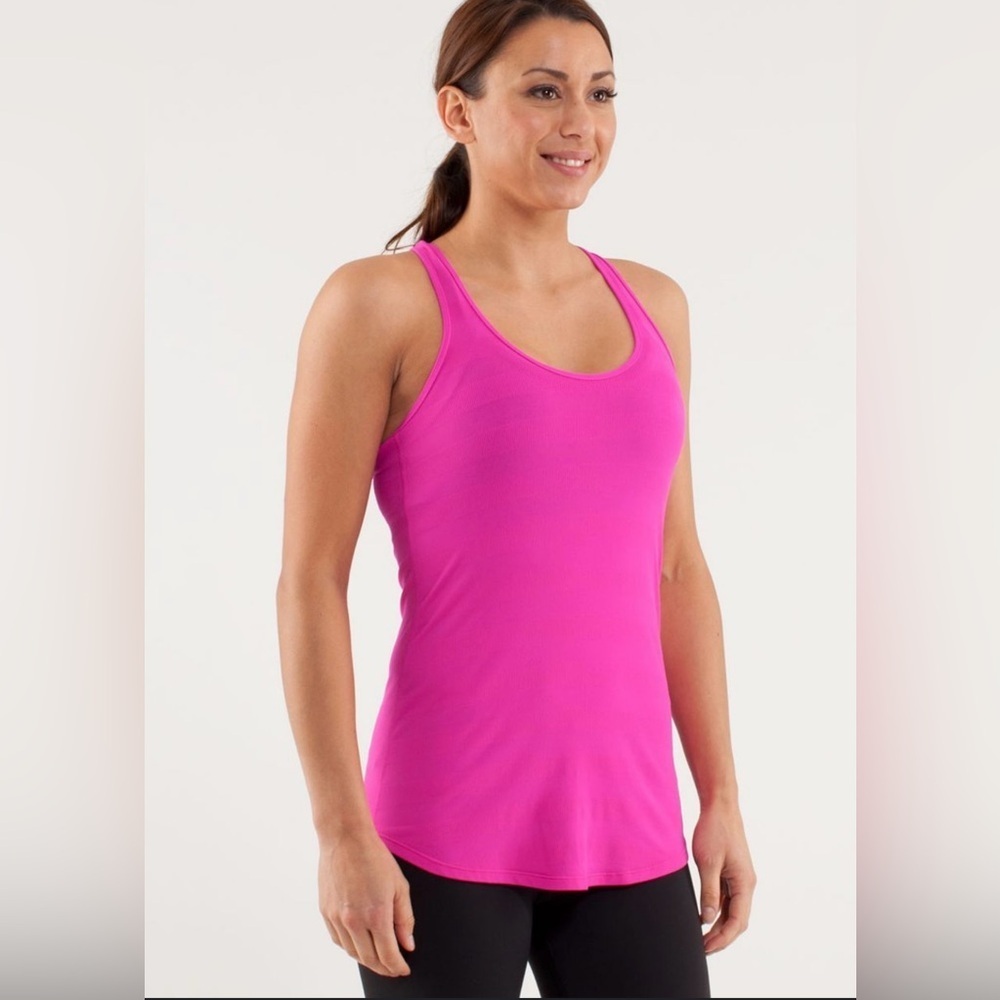 Lululemon Cool Racerback Tank Top - Paris Pink